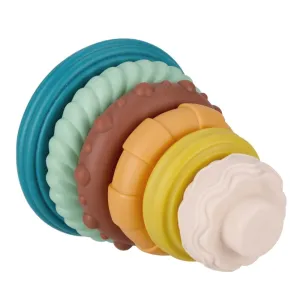 Układanka piramidka pastelowa Bam Bam (500692)