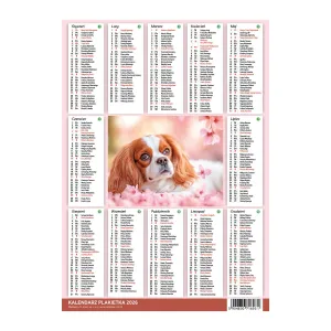 Kalendarz ścienny MIX 250mm x 353mm Press