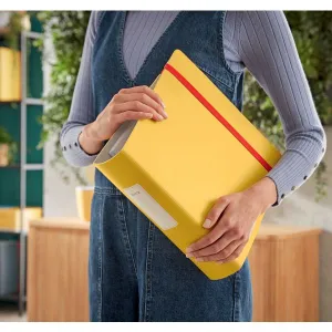 Segregator dźwigniowy Cosy Active A4 80mm żółty Leitz (10380019)