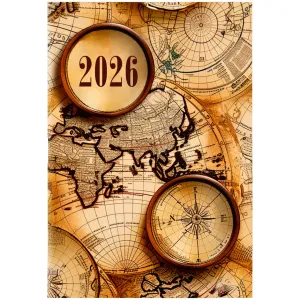 Kalendarz książkowy (terminarz) PCV BEZBARWNY A7 (A7 040 B -MIX)