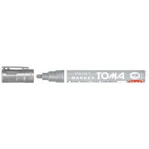 Marker olejowy wkład srebrny 2,5mm okrągła końcówka Toma (TO-440 9 4)