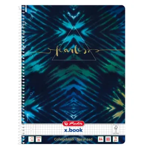 Kołobrulion A4 New Batik Fearless 50044153 80k. krata Herlitz (400173294)