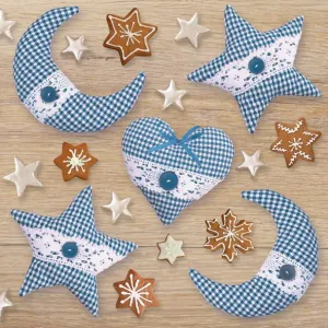 Serwetki Pol-mak gwiazdka - mix 330mm x 330mm (Sd GW)