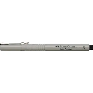 Cienkopis kreślarski Ecco Pigment wkład czarny 0,2mm 1kol. Faber Castell (FC166299)