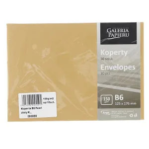 Koperta pearl złoty k 150 B6 - złoty 125mm x 176mm (280888)