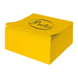 Kostka papierowa Protos Origami - żółty 84mm x 84mm x 30mm