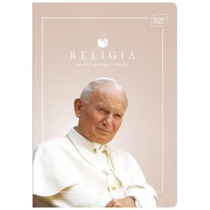 Zeszyt tematyczny A5 Jan Paweł II/Franciszek RELIGIA 60k. 70g krata Interdruk (ZE60RELMIX)