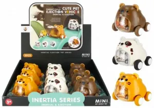 Samochód Mega Creative dla maluszka 11cm, zwierzątka 2w1 (502293)
