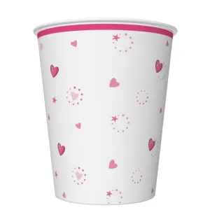 Kubek jednorazowy daisy papier 250ml Pol-mak (01)