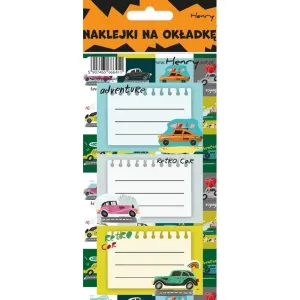 Naklejka na zeszyt Auta Henry (5907465666411)