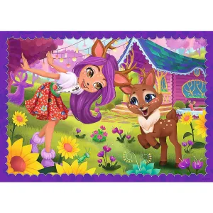 Puzzle Trefl Enchantimals zabawa z pupilami 4W1 4w1 el. (34305)