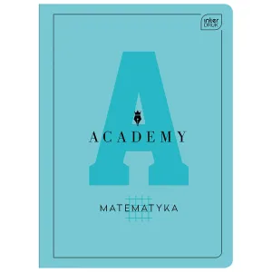 Zeszyt tematyczny A5 ACADEMY Hybrid MATEMATYKA 60k. 90g krata Interdruk (ZE60#MATACAH))