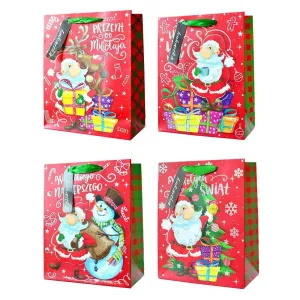 Torba prezentowa torebka ozdobna Bożenarodzenie [mm:] 330x456x 120 Kukartka (QPS)
