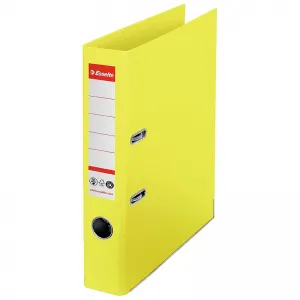 Segregator dźwigniowy Esselte No.1 neutralny pod względem emisji CO2 A4 żółty 50mm (627573)