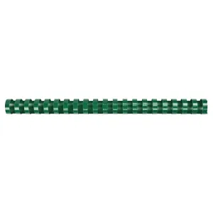 Grzbiety do bindowania A4 zielony PVC PCW śr. 22mm Titanum