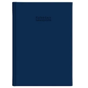 Kalendarz nauczyciela książkowy (terminarz) Vivella granatowy A5 143mm x 204mm Wokół Nas (A5TN065B)