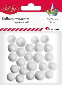 Ozdoba świąteczna Craft-Fun Series styropianowe kule Titanum (25YX0514-1)