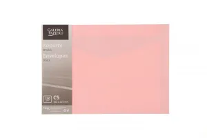 Koperta gładki pudrowy róż C5 różowa Galeria Papieru (280635) 10 sztuk