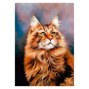 Zestaw kreatywny Diamentowa mozaika 30x40cm Kot Flamingo Line (TGD72734)