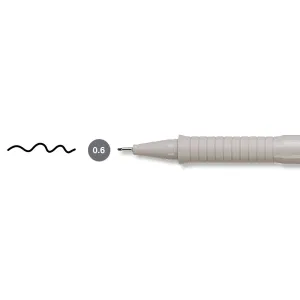 Cienkopis kreślarski Faber-Castell Ecco Pigment 0,6 mm czarny (FC166699)
