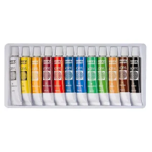 Farba akrylowa Happy Color kolor: mix 12ml Happy Color (HA 7370 0012-K12)