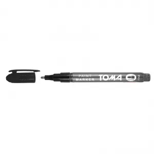 Marker olejowy Toma, srebrny 1,5mm okrągła końcówka