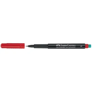 Foliopis Faber Castell Multimark czerwony 0,4 mm