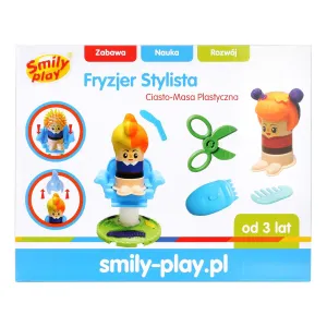 Masa plastyczna dla dzieci zestaw fryzjer mix Smily Play (SP83961)