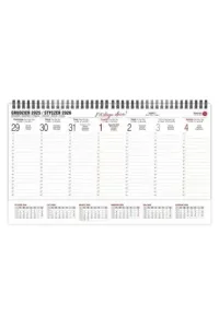 Kalendarz biurkowy poprzeczny tygodniowy 285mm x 135mm Pan Kalendarzyk (KBP-V)