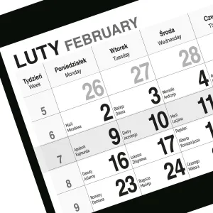 Kalendarz ścienny PIES 310mm x 790mm Press