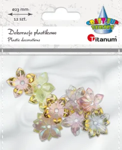 Ozdoba akrylowa Craft-Fun Series kwiatki Titanum (25NR002)