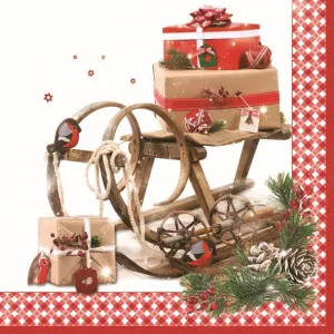 Serwetki Pol-mak gwiazdka - mix 330mm x 330mm (Sd GW)