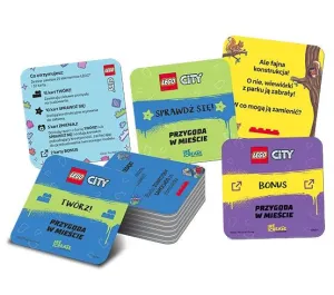 Książeczka edukacyjna LEGO® City. Recreate. Karty Wyzwań. Przygoda w mieście Ameet (ACP 6001)