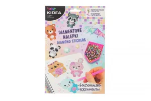 Mozaika Wesołe zwierzęta NAKLEJKI DIAMENTOWE Kidea (NDWZKA)