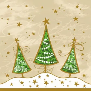 Serwetki Pol-mak gwiazdka - mix 330mm x 330mm (Sd GW)