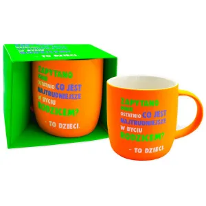 Kubek wielokrotnego użytku KUBEK NEONOWY Kukartka (5901924498469)