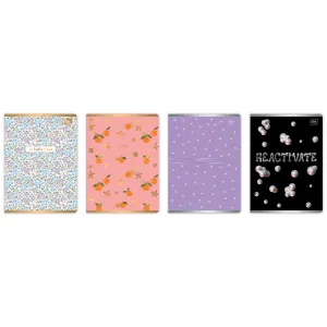 Zeszyt METALIC A5 60k. 70g linia Interdruk