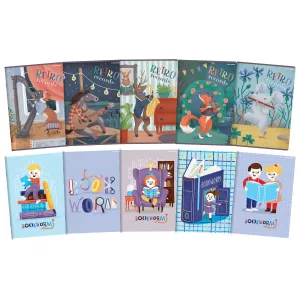 Zeszyt BOOKWORM/RETRO A5 16k. 70g podwójna linia kolor Top 2000 (400169400)