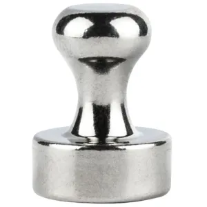 Magnes neodymowy z uchwytem Srebrny śr. 12mm Grand (130-1965) 5 sztuk