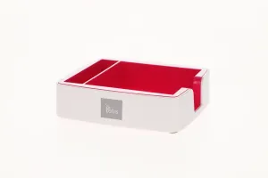 Pojemnik na karteczki i wizytówki BV400-R różowy Tetis (różowy)