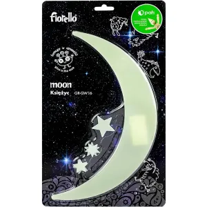 Naklejka ścienna Fluorescencyjna księżyc i gwiazdy 6 szt Fiorello (170-2812)