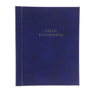 Teczka do akt osobowych Barbara A4 - granatowy (1822001)