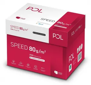 Papier ksero Pol speed A4 - biały 500k. 80g 210mm x 297mm