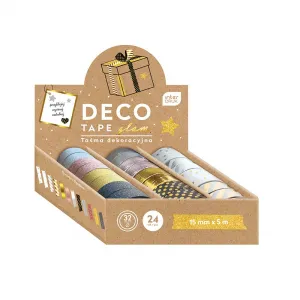 Taśma ozdobna Interdruk taśma samoprzylepna GLAM mix 15mm 5m (5902277293015)