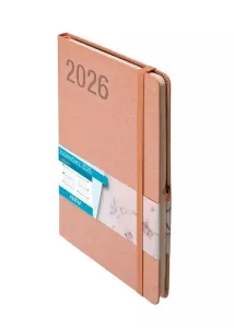 Kalendarz książkowy (terminarz) 2026 SAKURA  TDW A6 Antra (miedziany)
