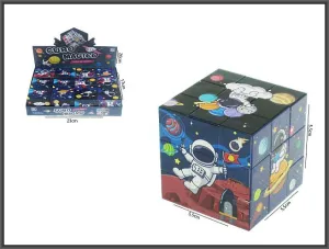 Układanka Kostka magiczna 3×3 kosmos Hipo (H13696)
