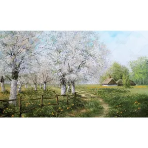 Kalendarz ścienny notatnikowy 2024 IMPRESJA POLSKIE 220mm x 490mm Lucrum (WN01)