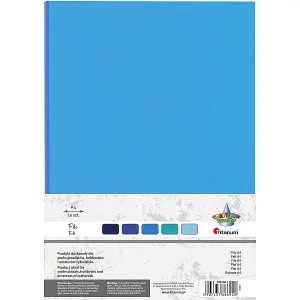 Filc Craft-Fun Series tonacja niebieska A4 10 ark. Titanum