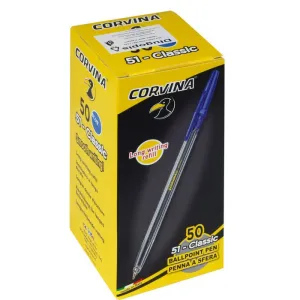 Długopis olejowy Classic 51 wkład niebieski 1,0mm Carioca (160-1404)