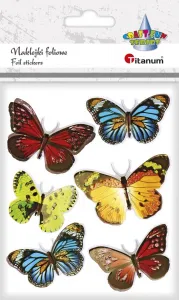 Naklejka (nalepka) Titanum Craft-Fun Series motyle 3D (set2)